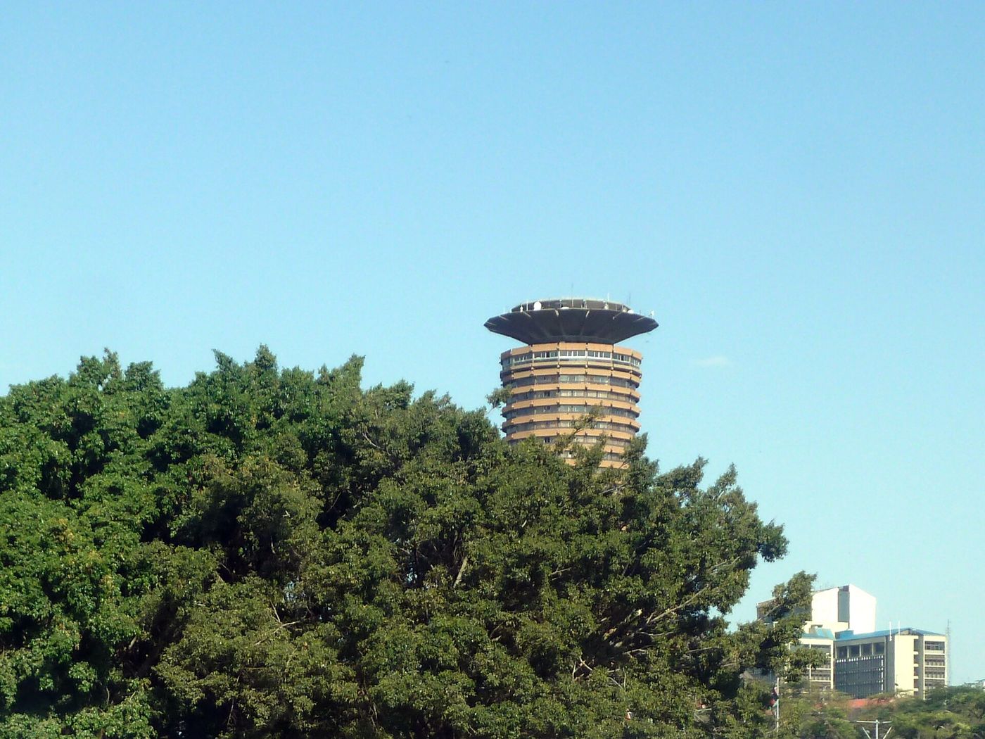 The KICC building in Nairobi