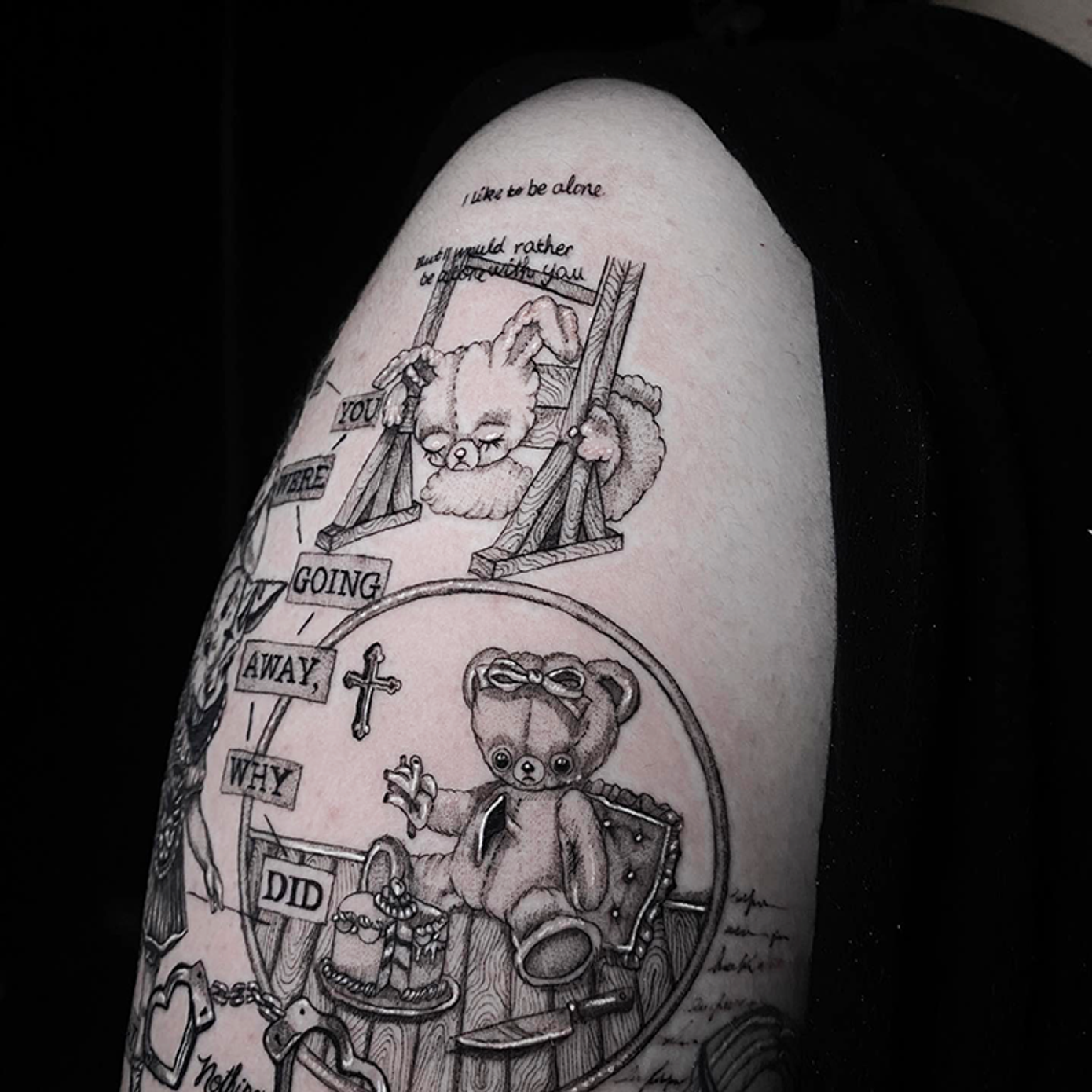 ephemeral being tattooed