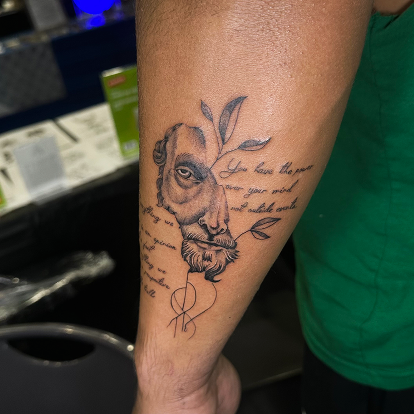 ephemeral being tattooed
