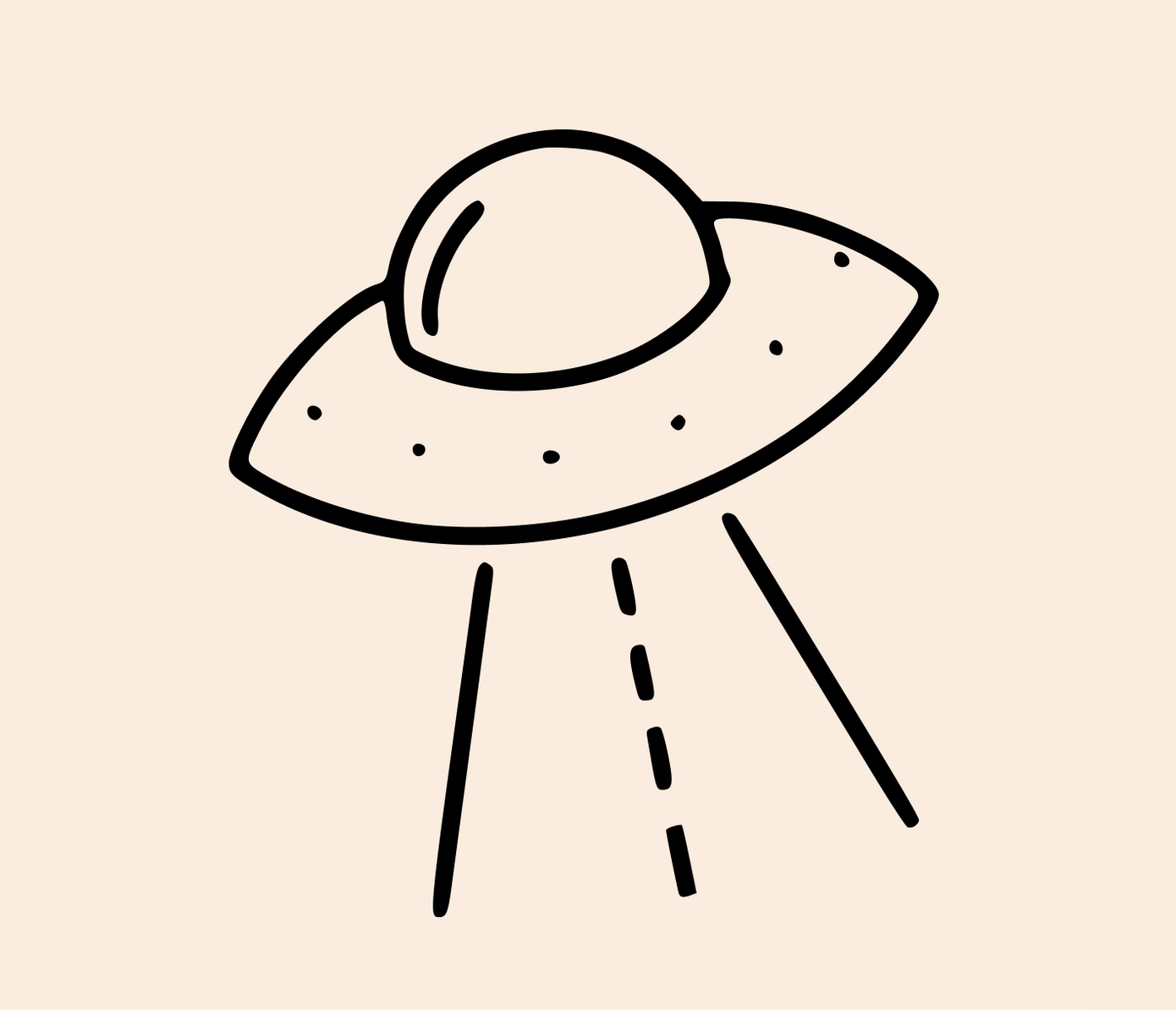 ufo flying saucer tattoo design