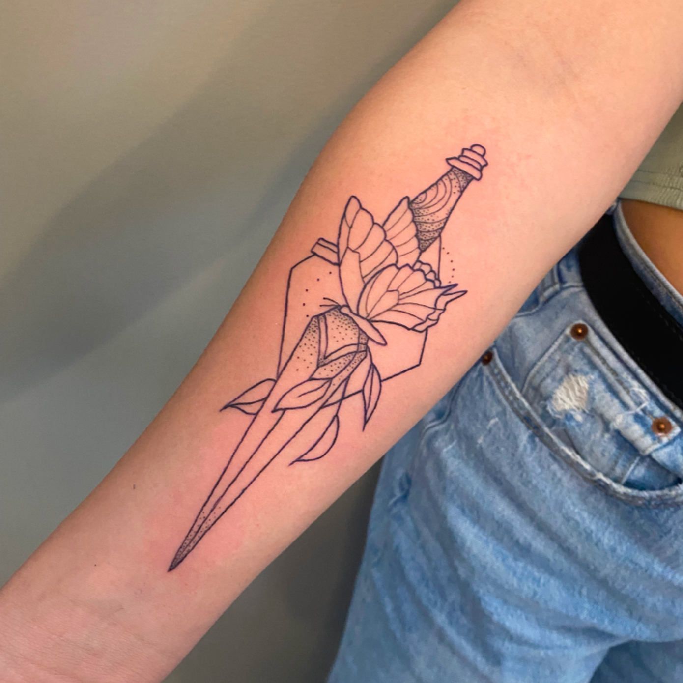 ephemeral being tattooed
