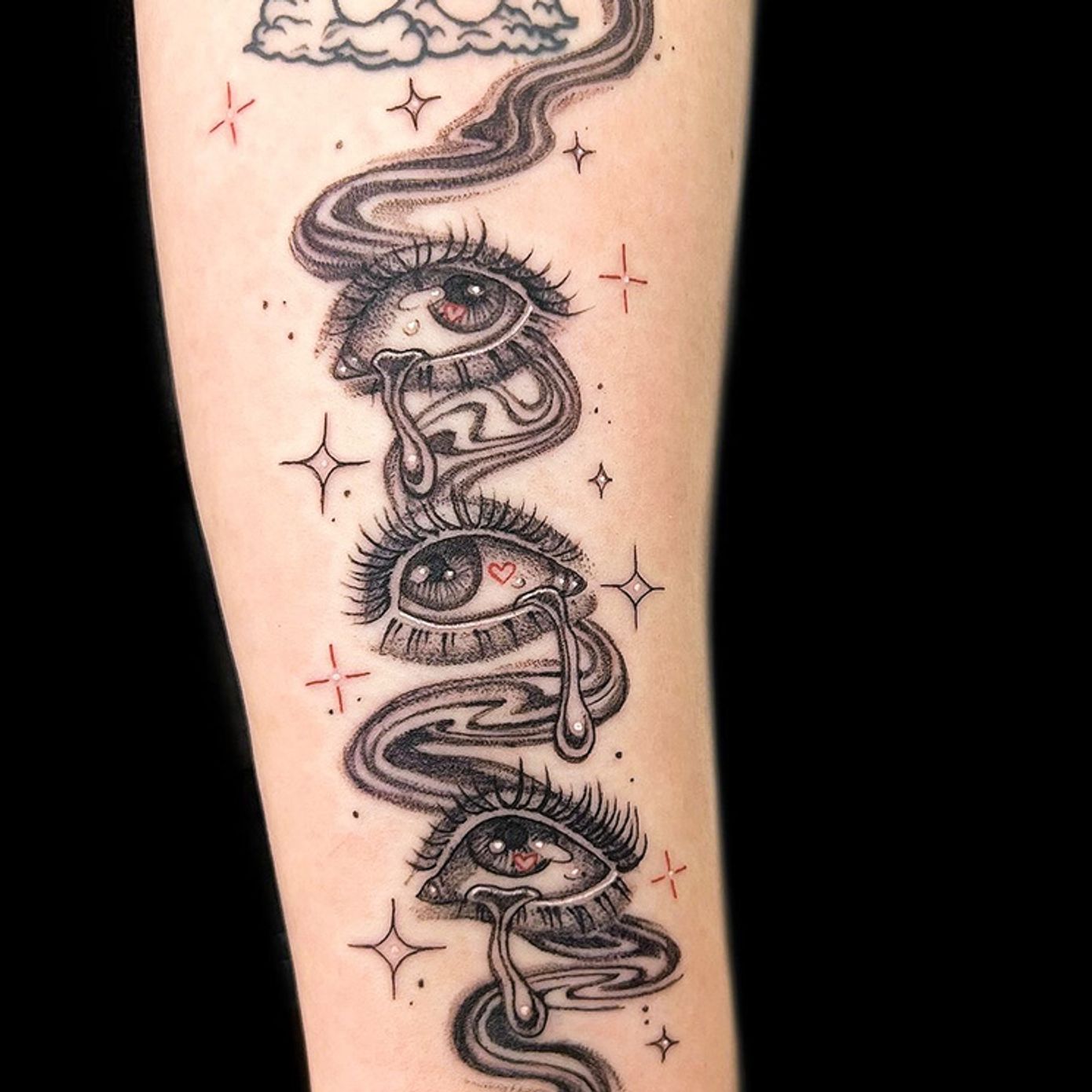 ephemeral being tattooed