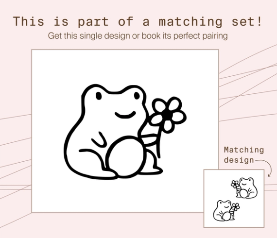 frog with flower tattoo