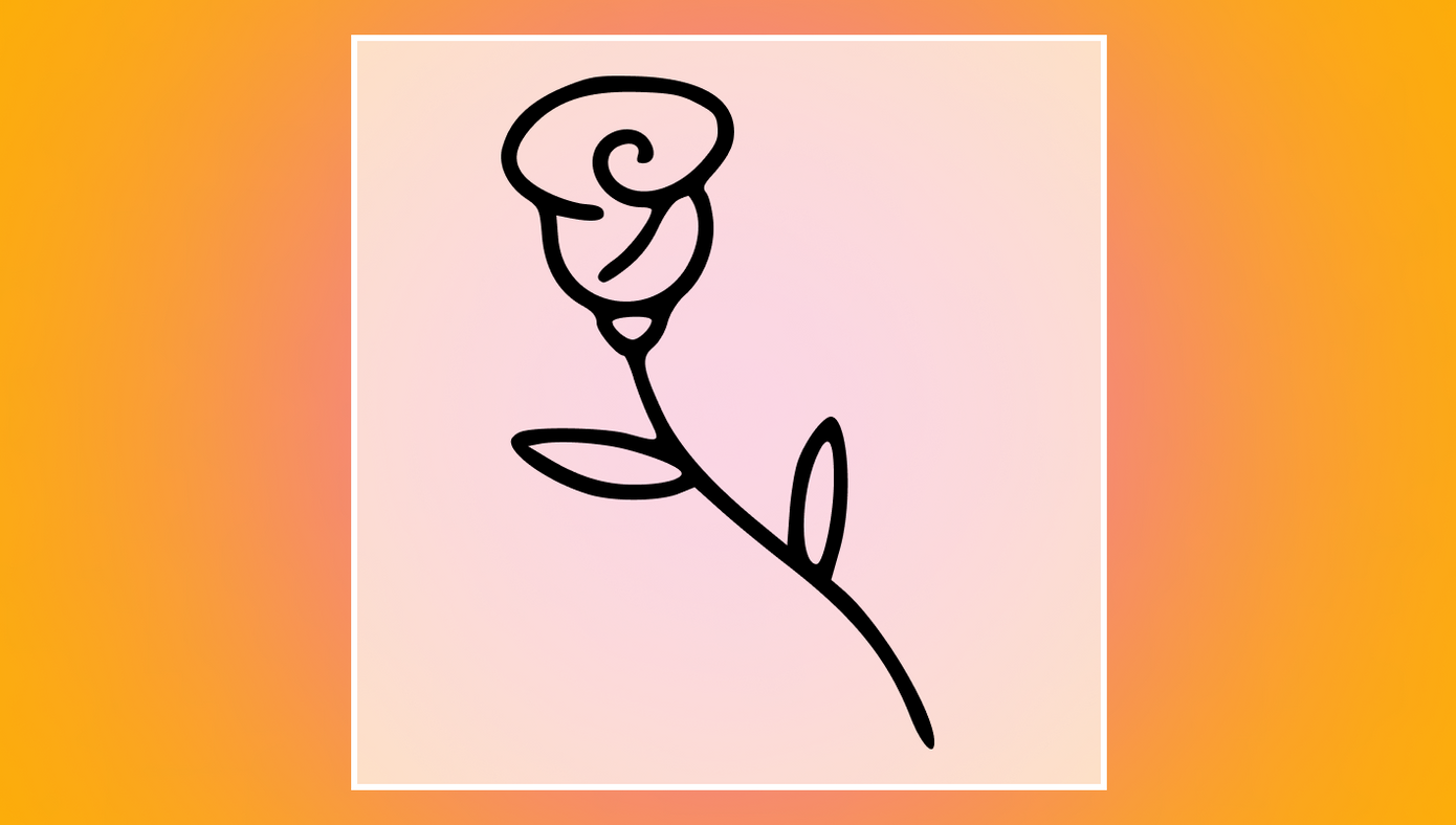 rose flash tattoo design