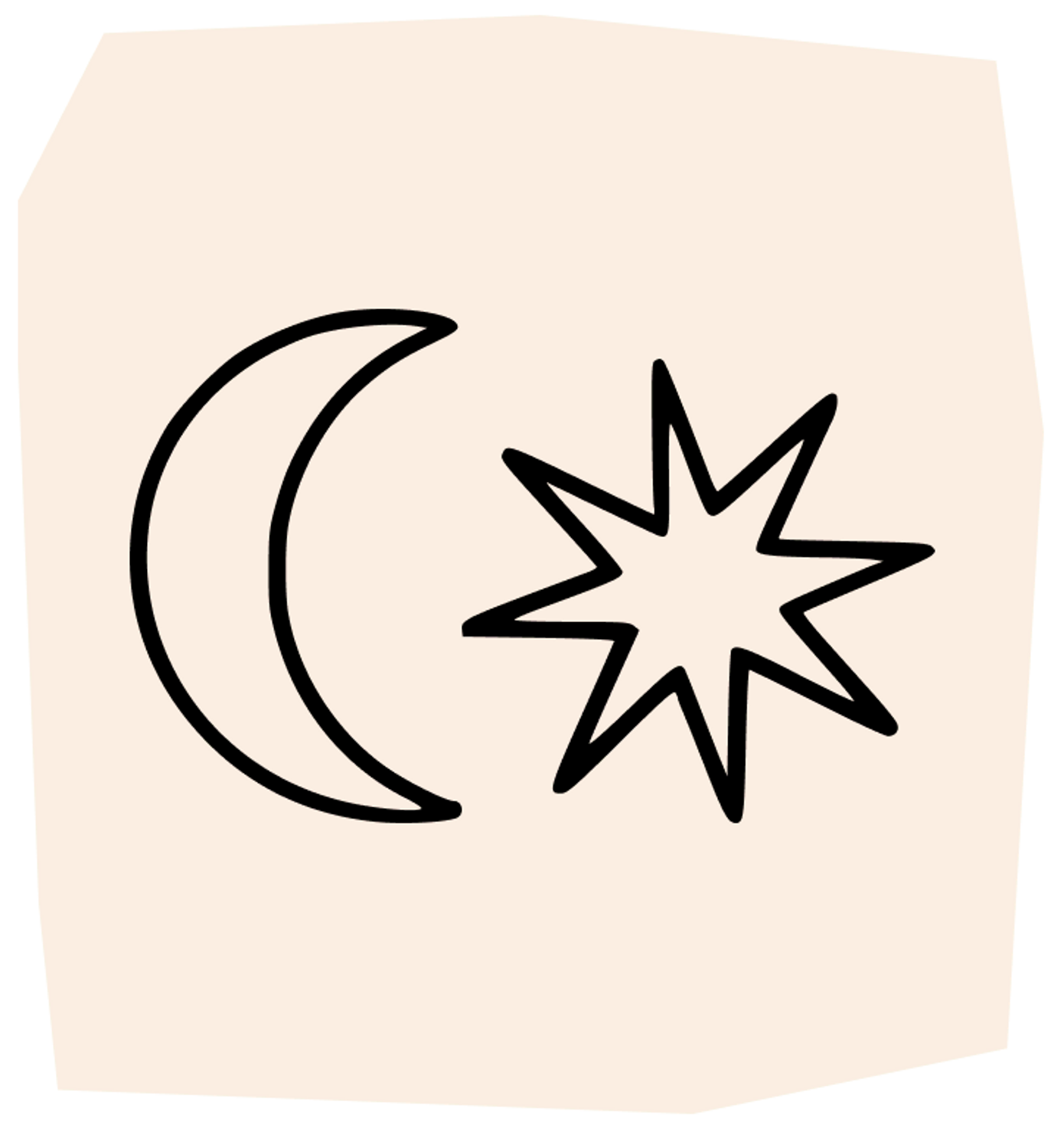 moon and star matching tattoos