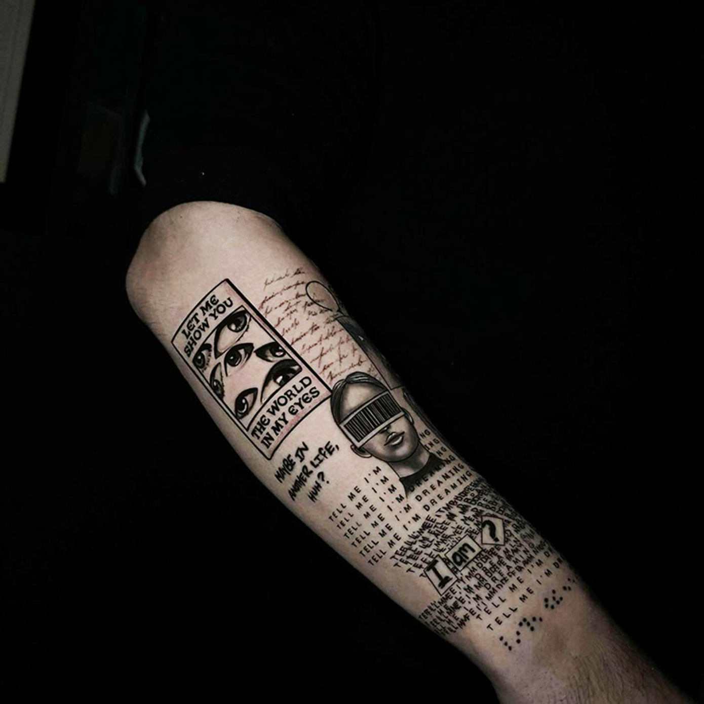 ephemeral being tattooed