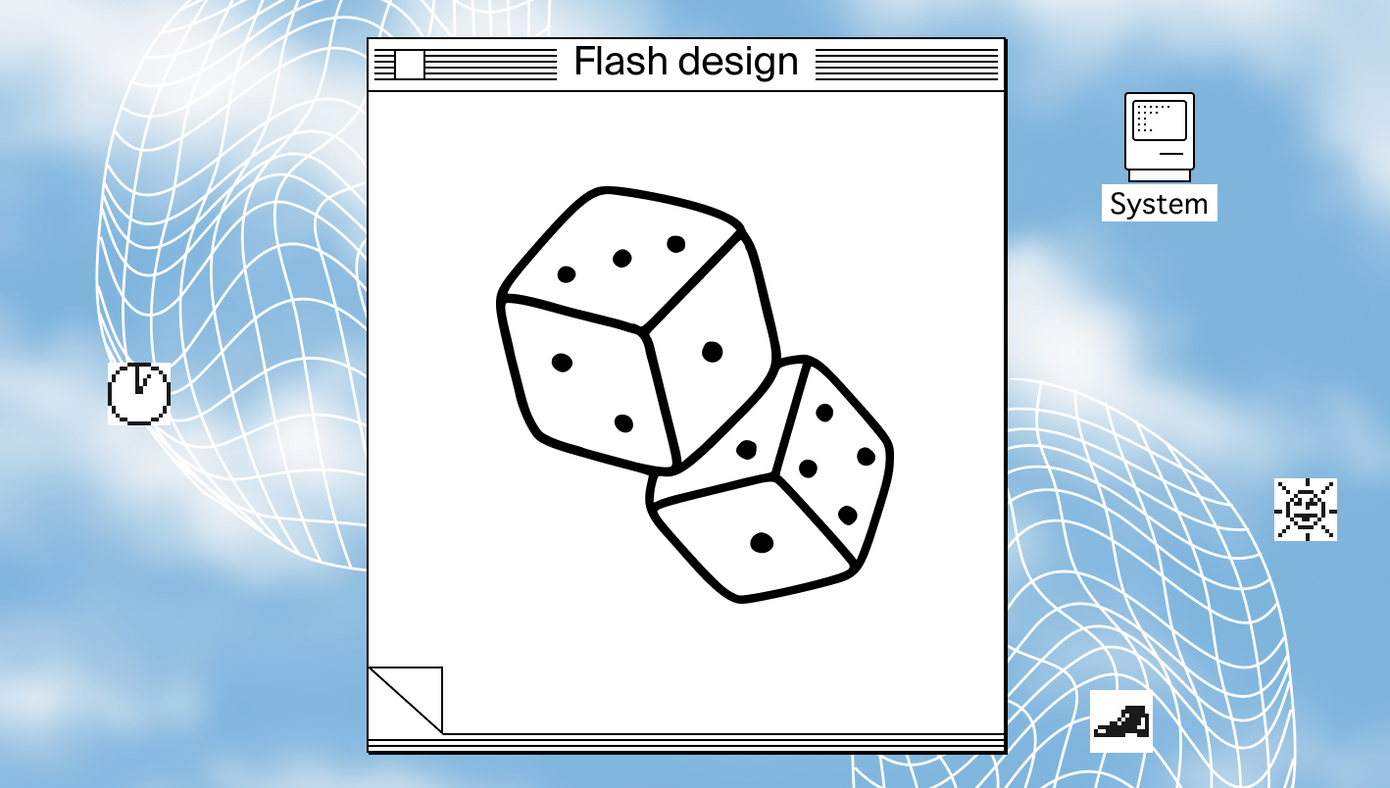 flash design dice tattoo