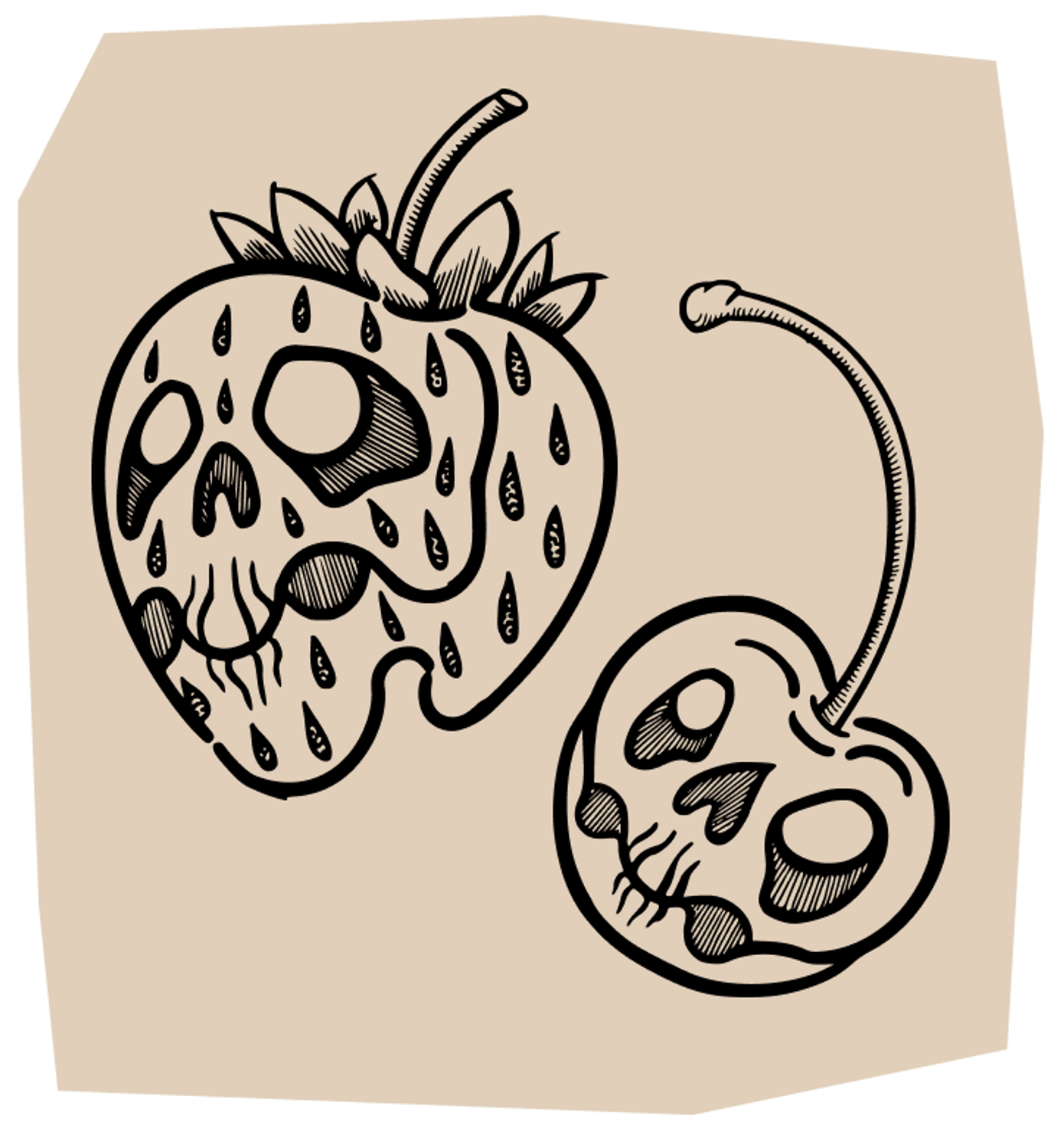 spooky skull tattoos