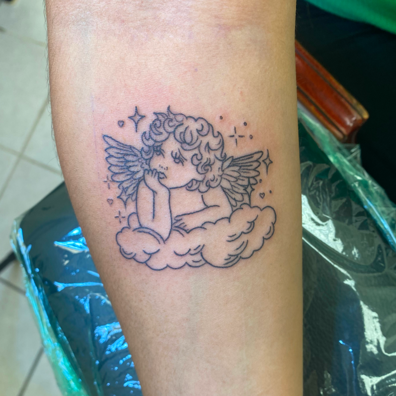 ephemeral being tattooed 