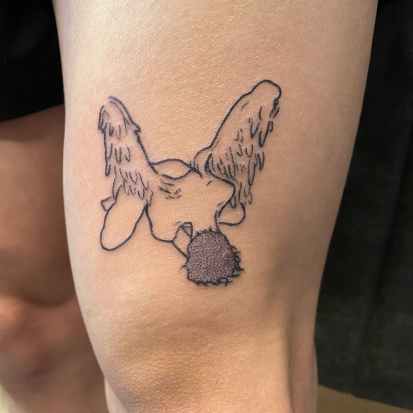 ephemeral being tattooed 