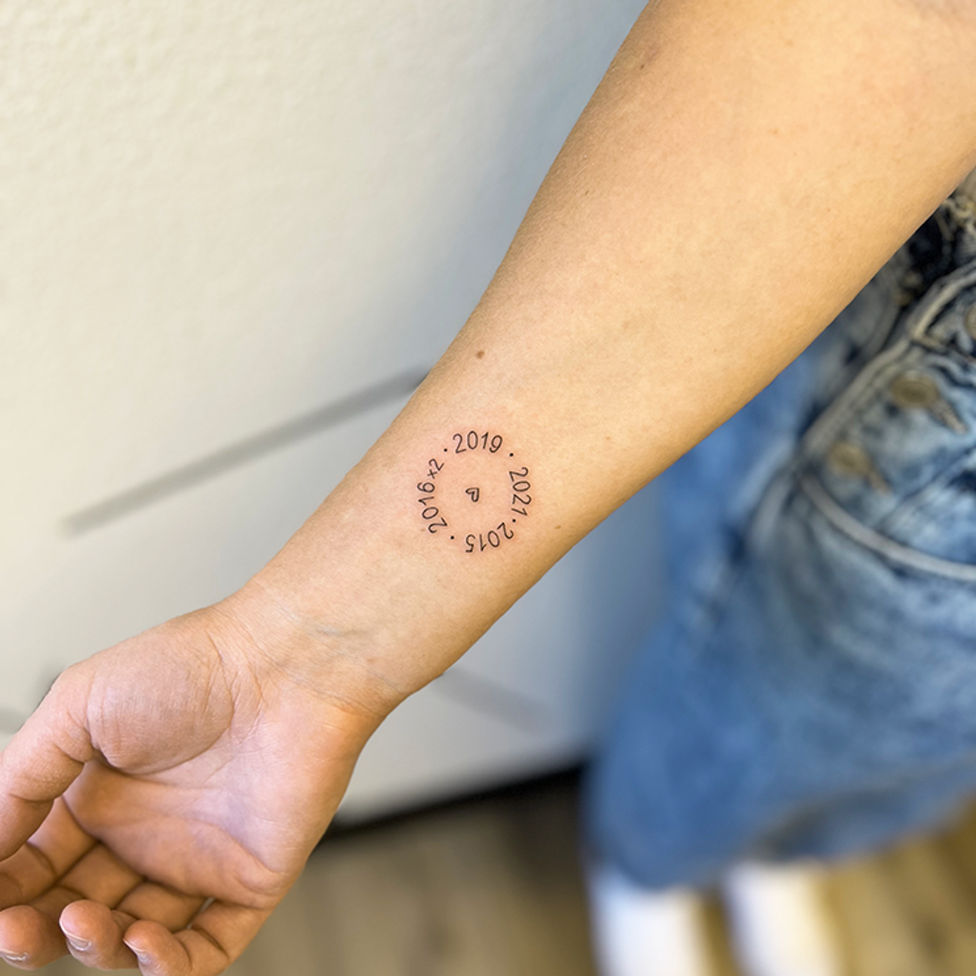 ephemeral being tattooed
