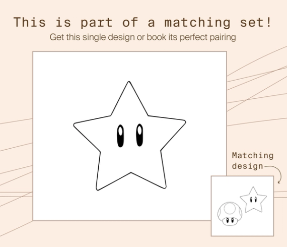 super star mario tattoo