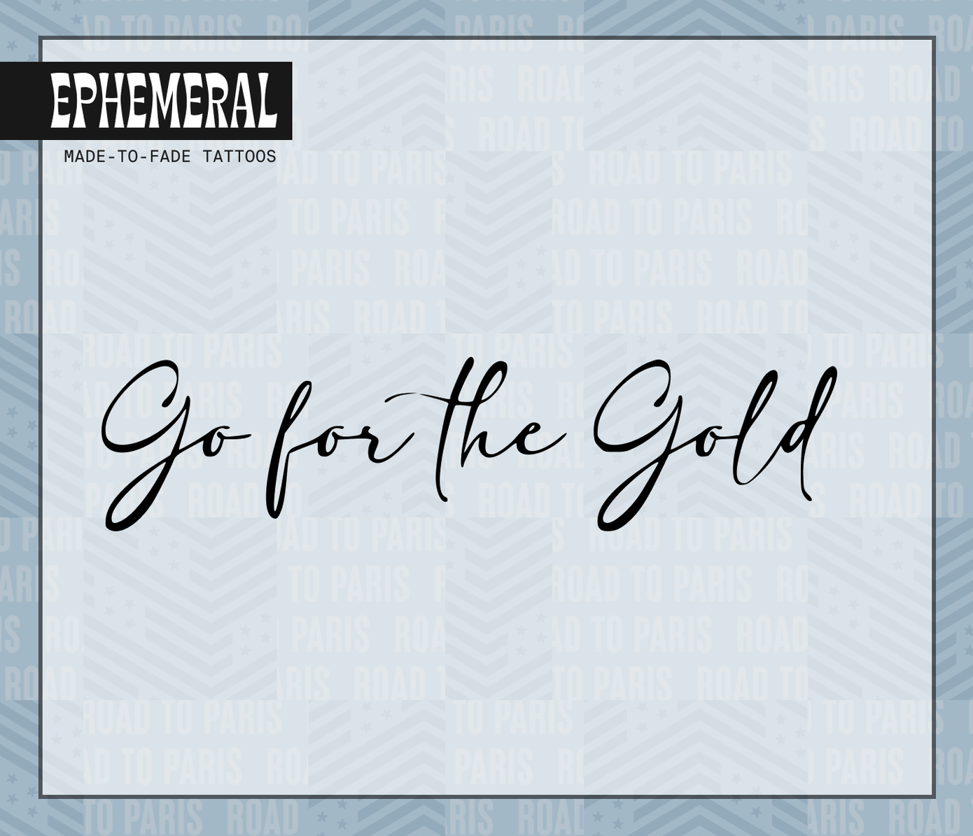 go for the gold tattoo design template