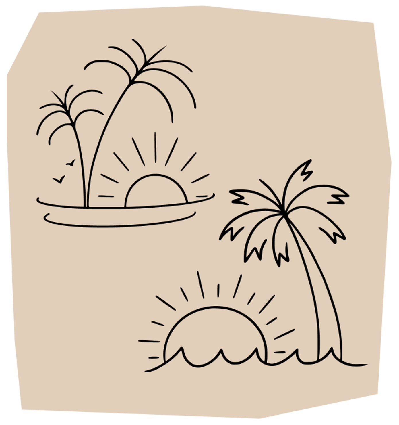 beach themed tattoos