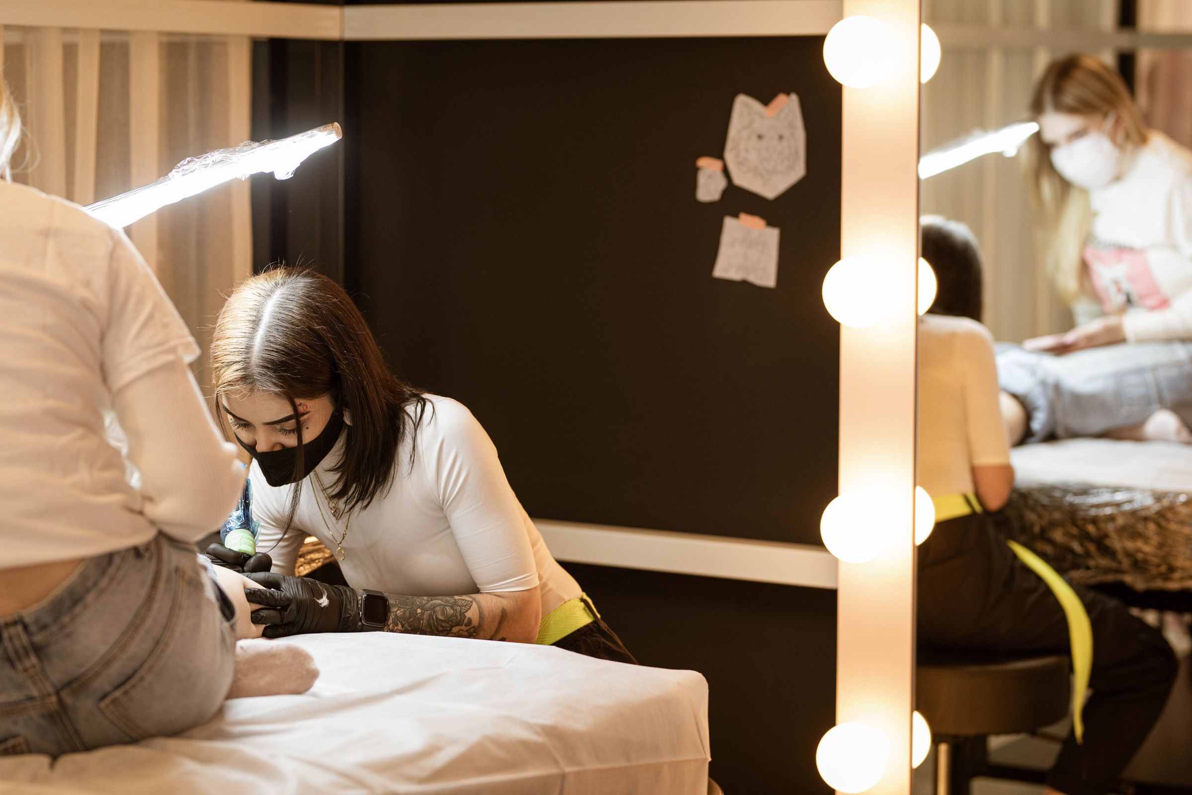 Ephemeral made to fade temporary tattoo studio artist