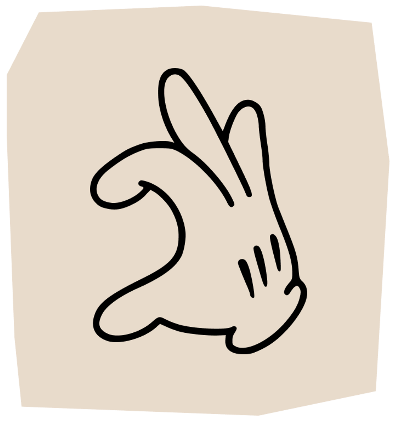 half of a heart hand tattoo