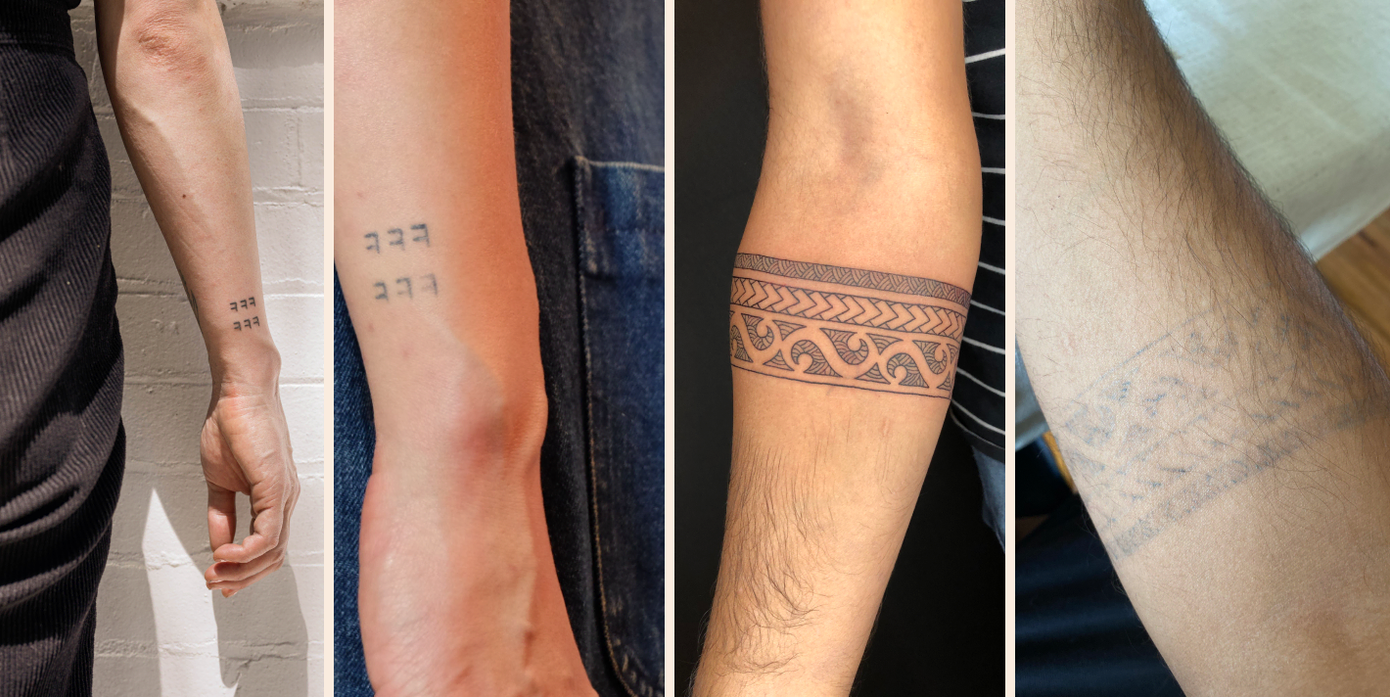 ephemeral made-to-fade tattoos fade progress