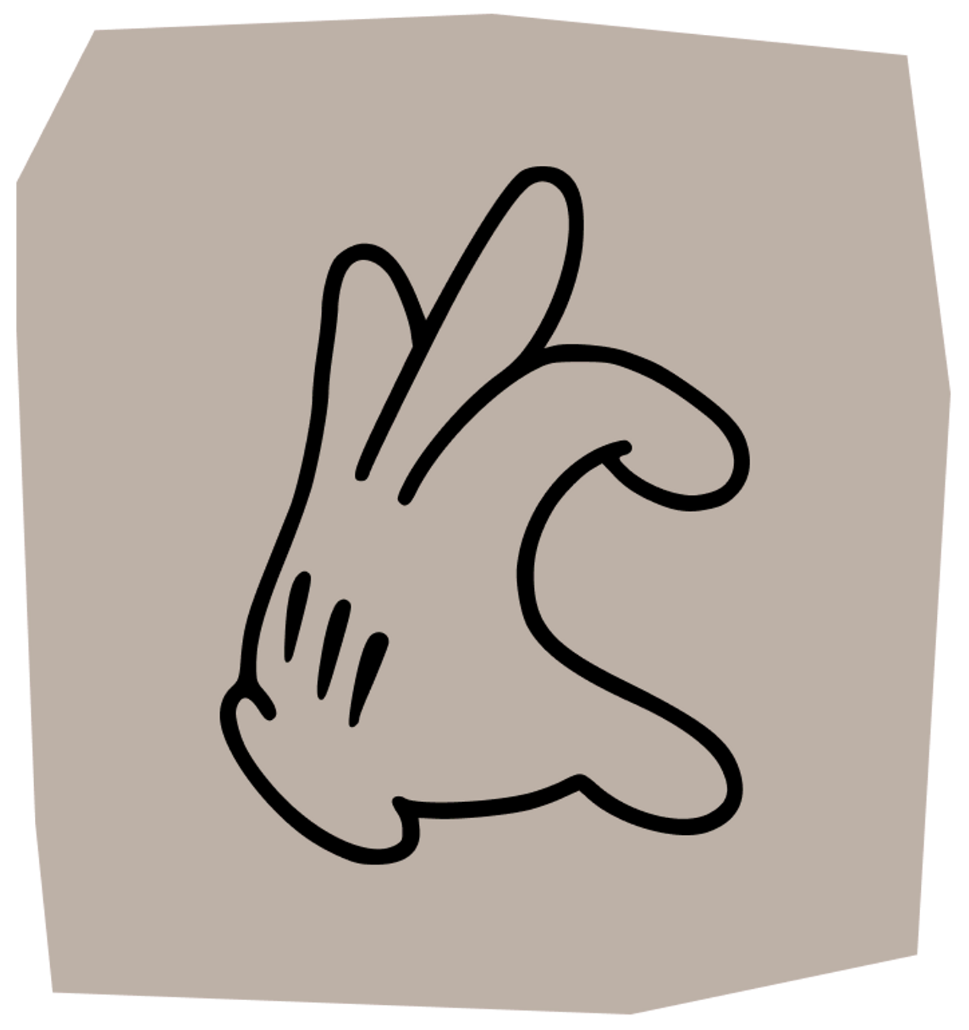 half of a heart hand tattoo