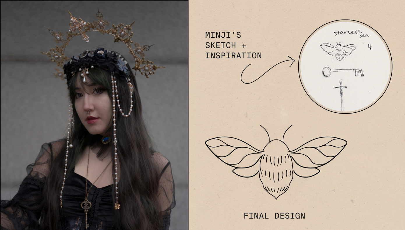 tattoo concept for a bee