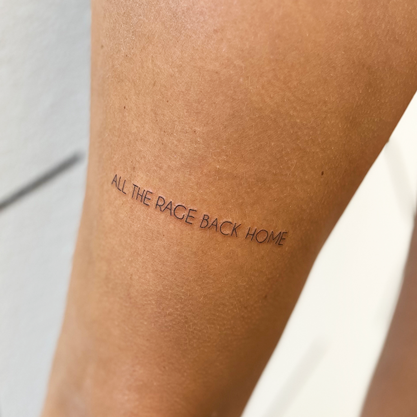ephemeral being tattooed