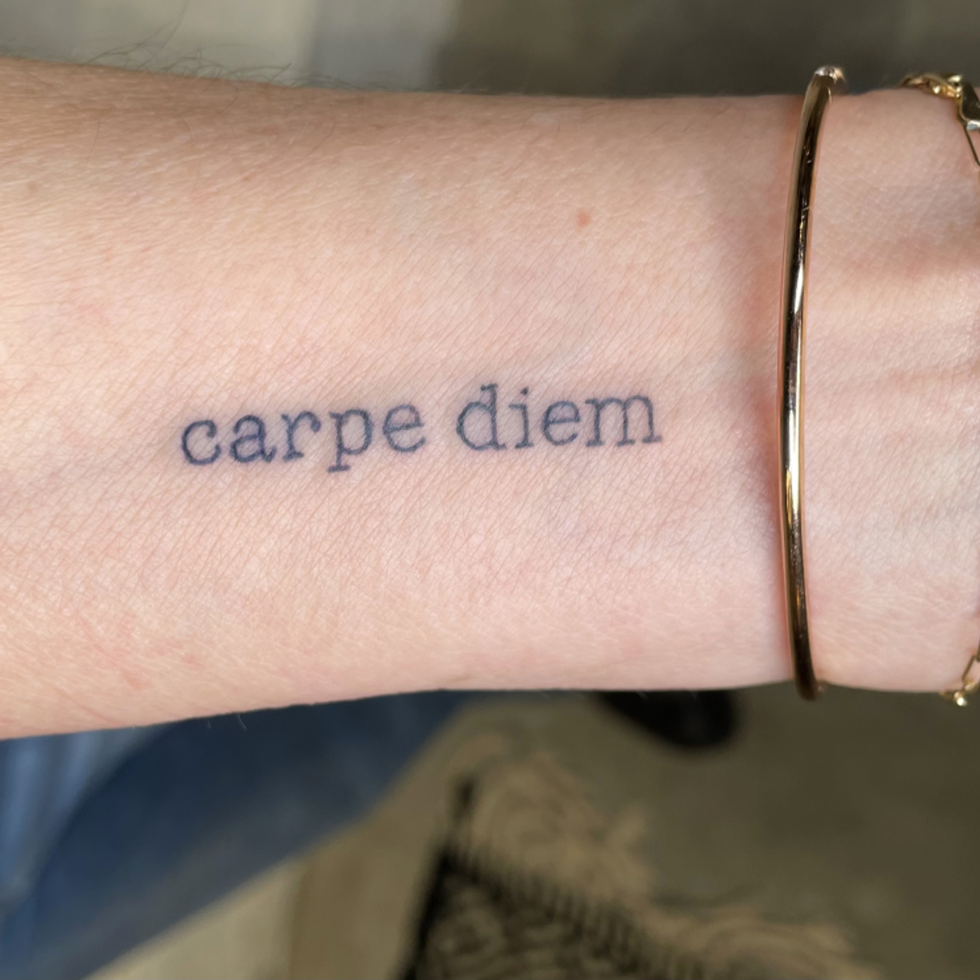 ephemeral being tattooed