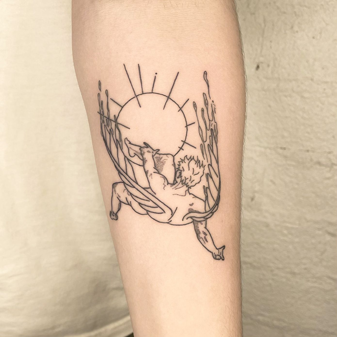 ephemeral being tattooed