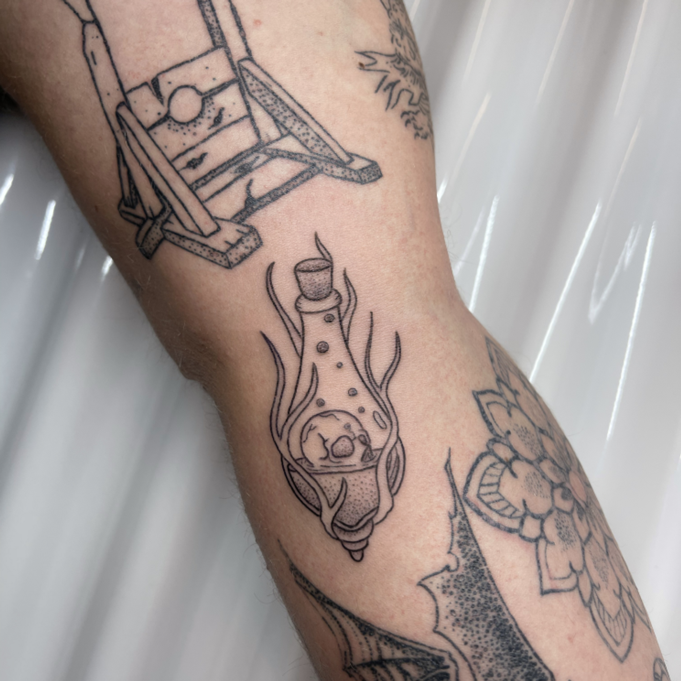ephemeral being tattooed