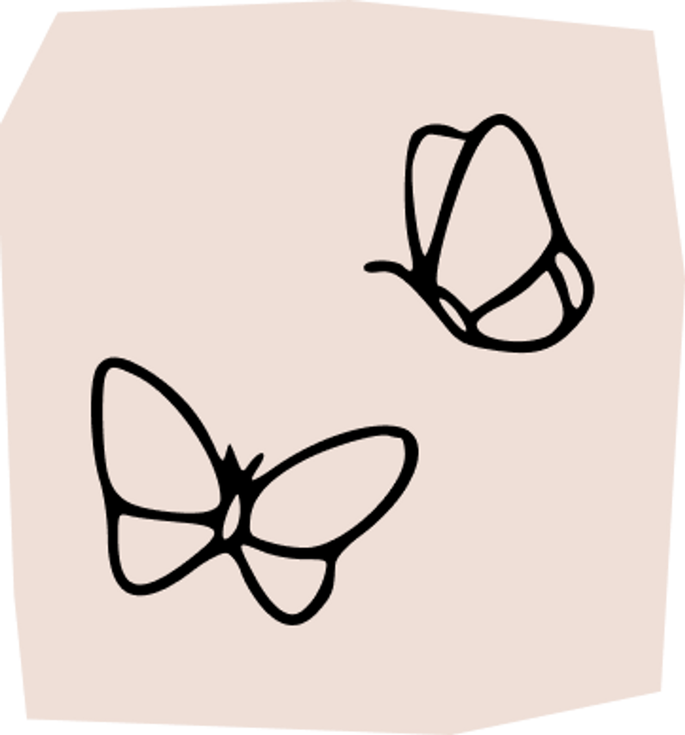 butterflies flash tattoo design