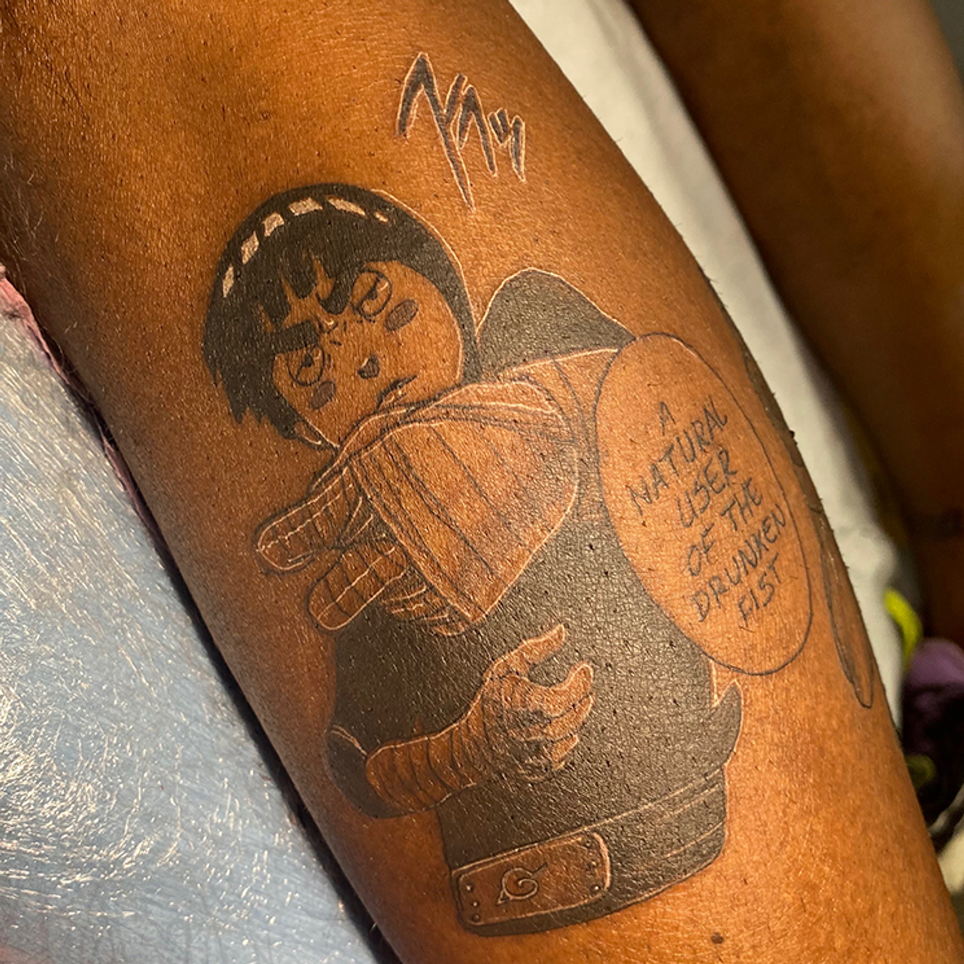 ephemeral being tattooed