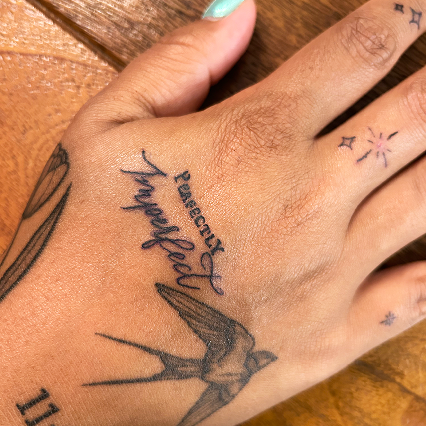 ephemeral being tattooed