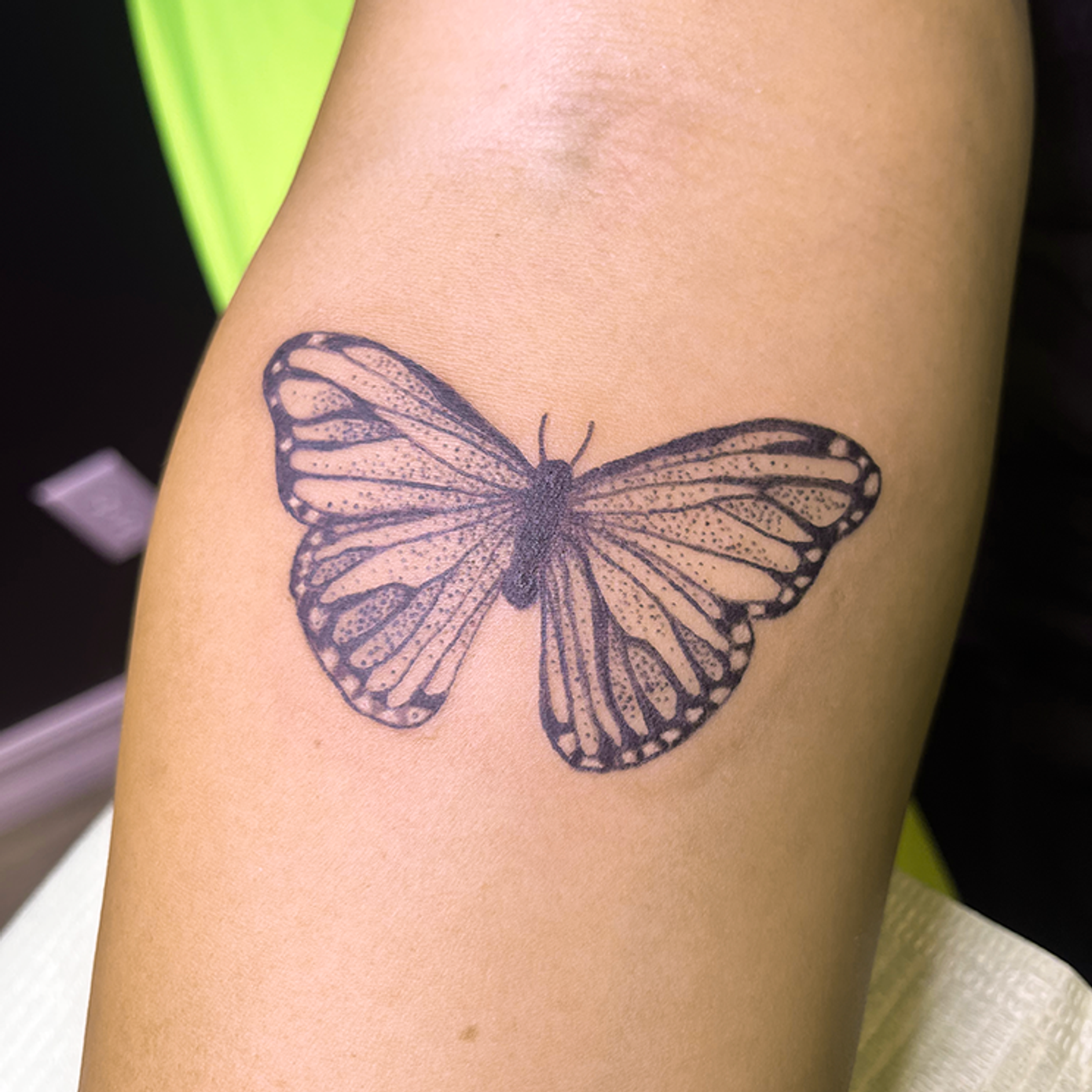 ephemeral being tattooed