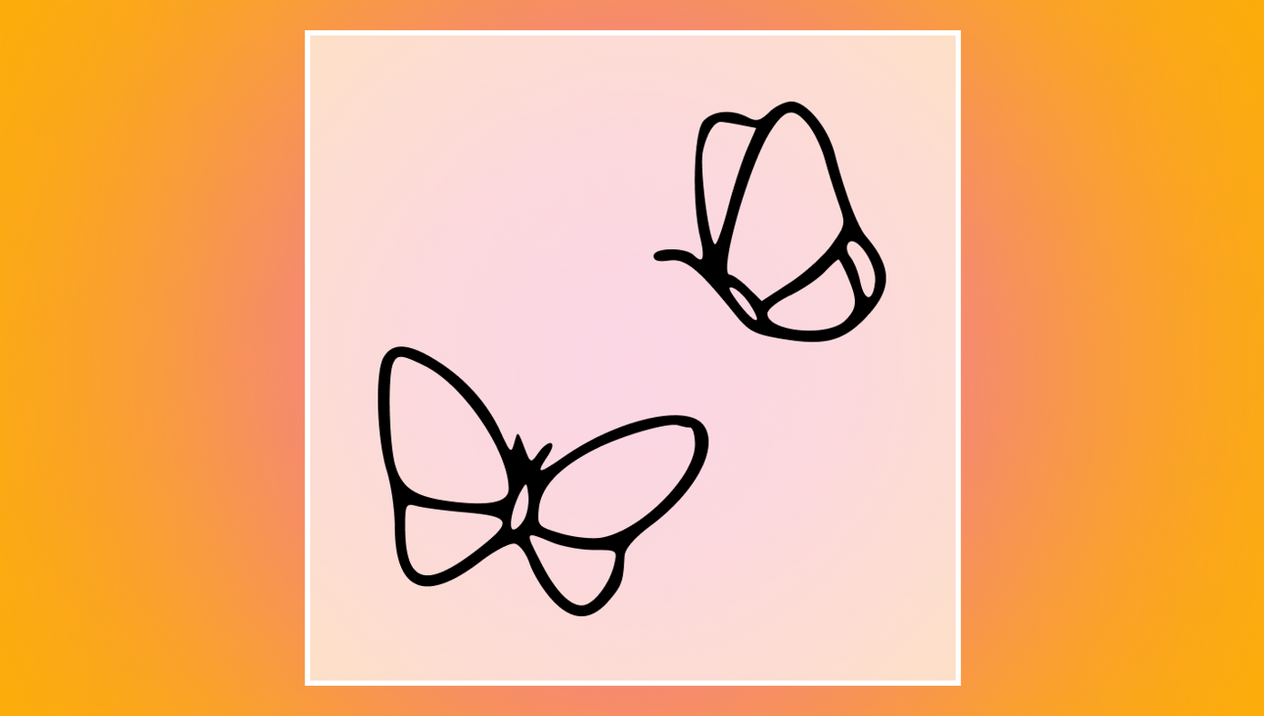 flash design butterflies