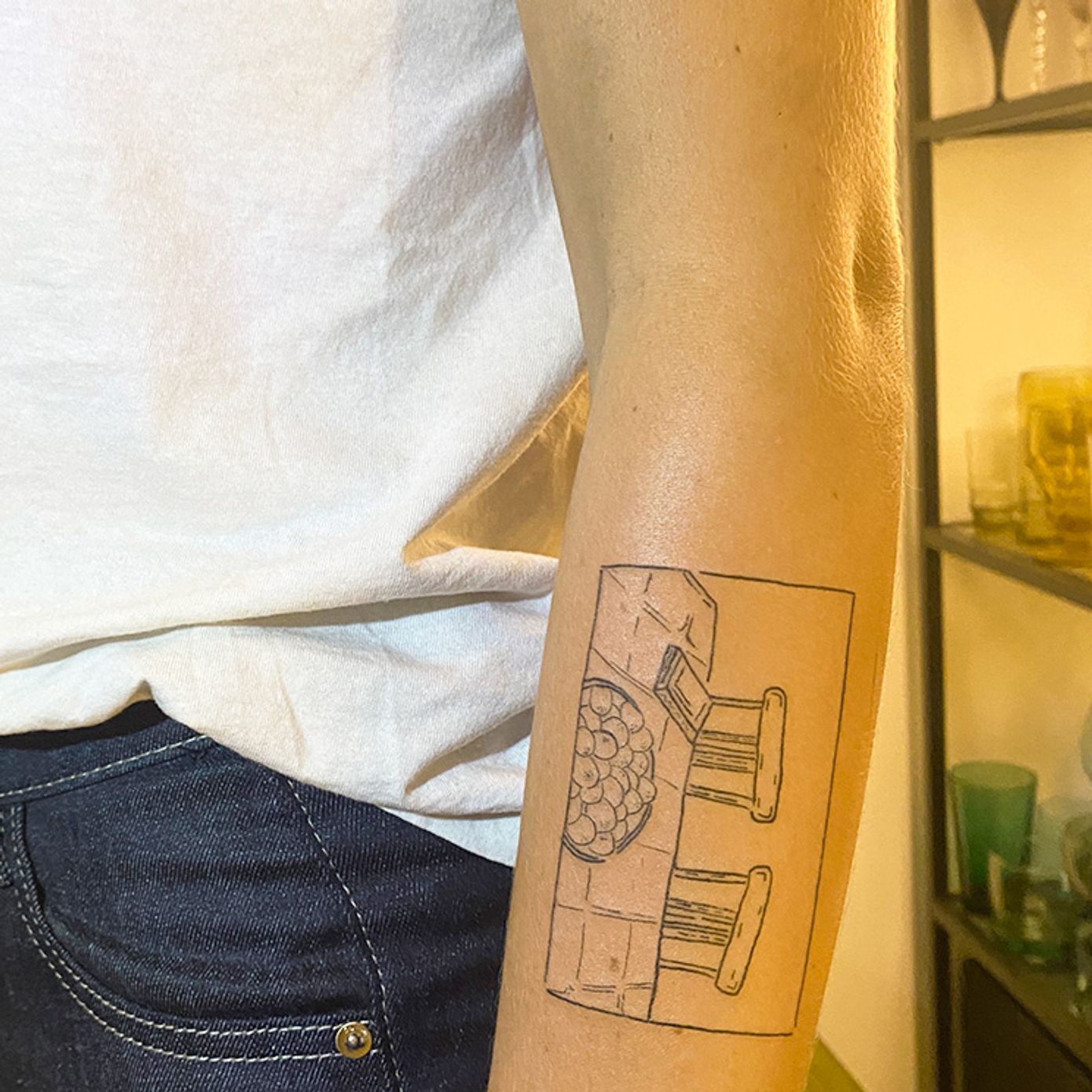 ephemeral being tattooed