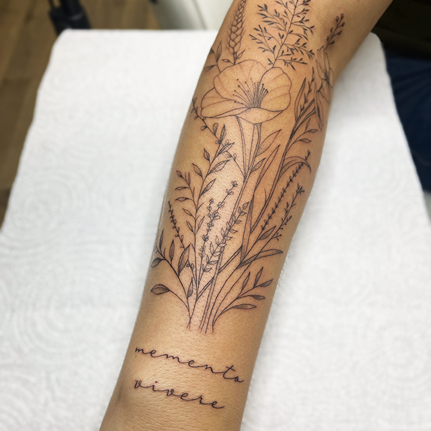 ephemeral being tattooed