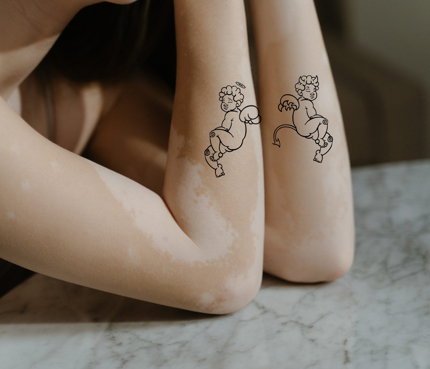 angel and demons tattoo