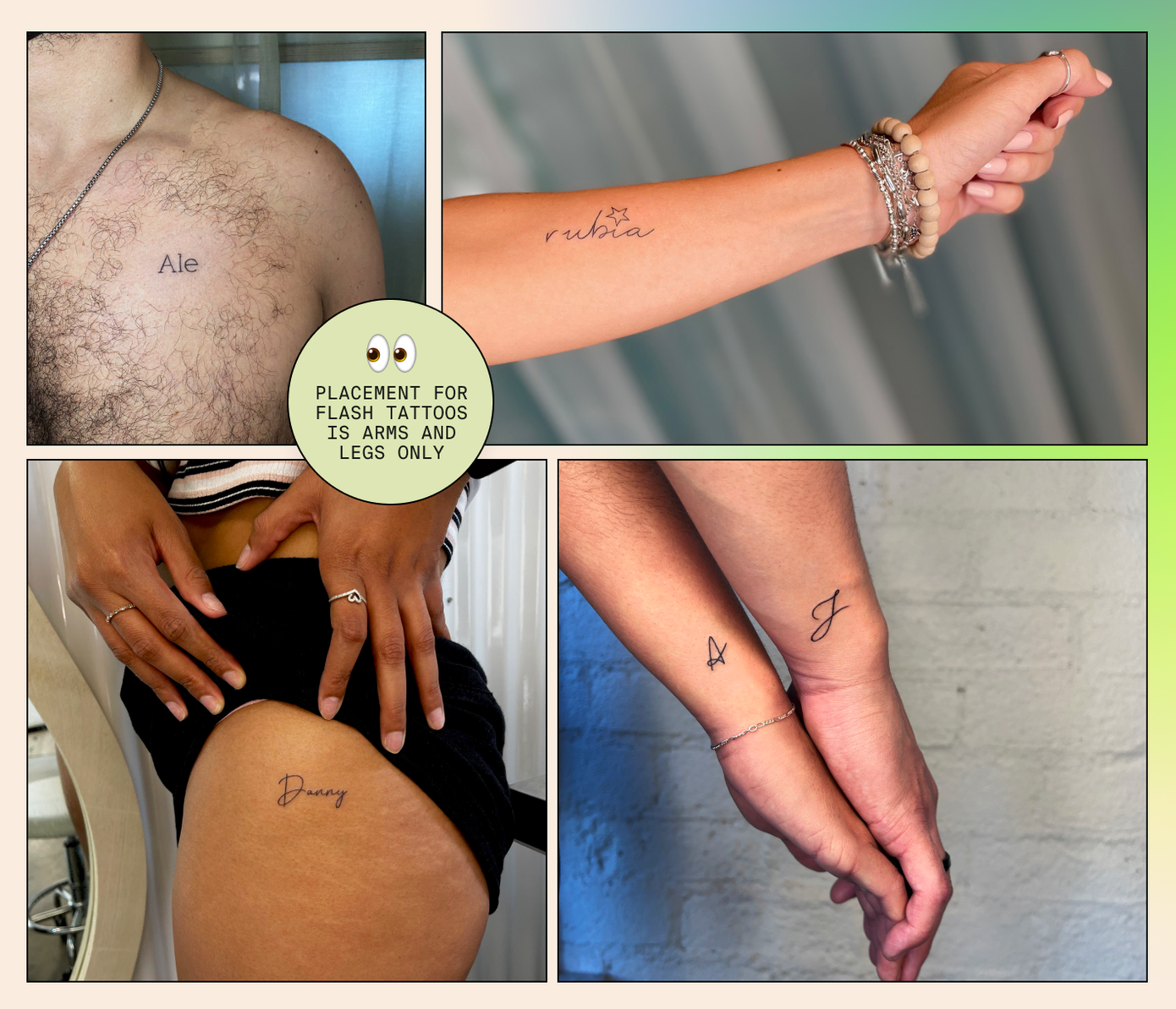 initial tattoos