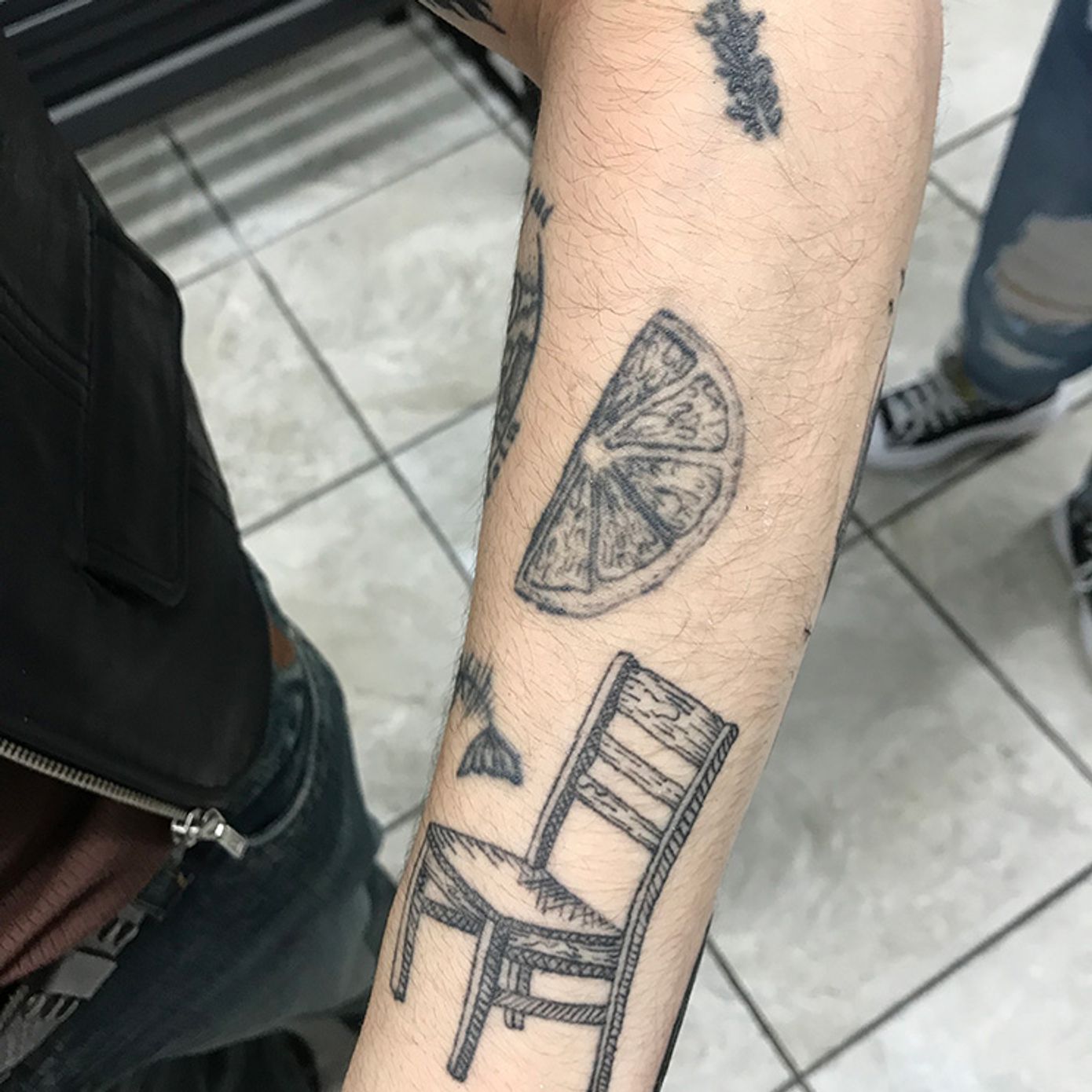 ephemeral being tattooed