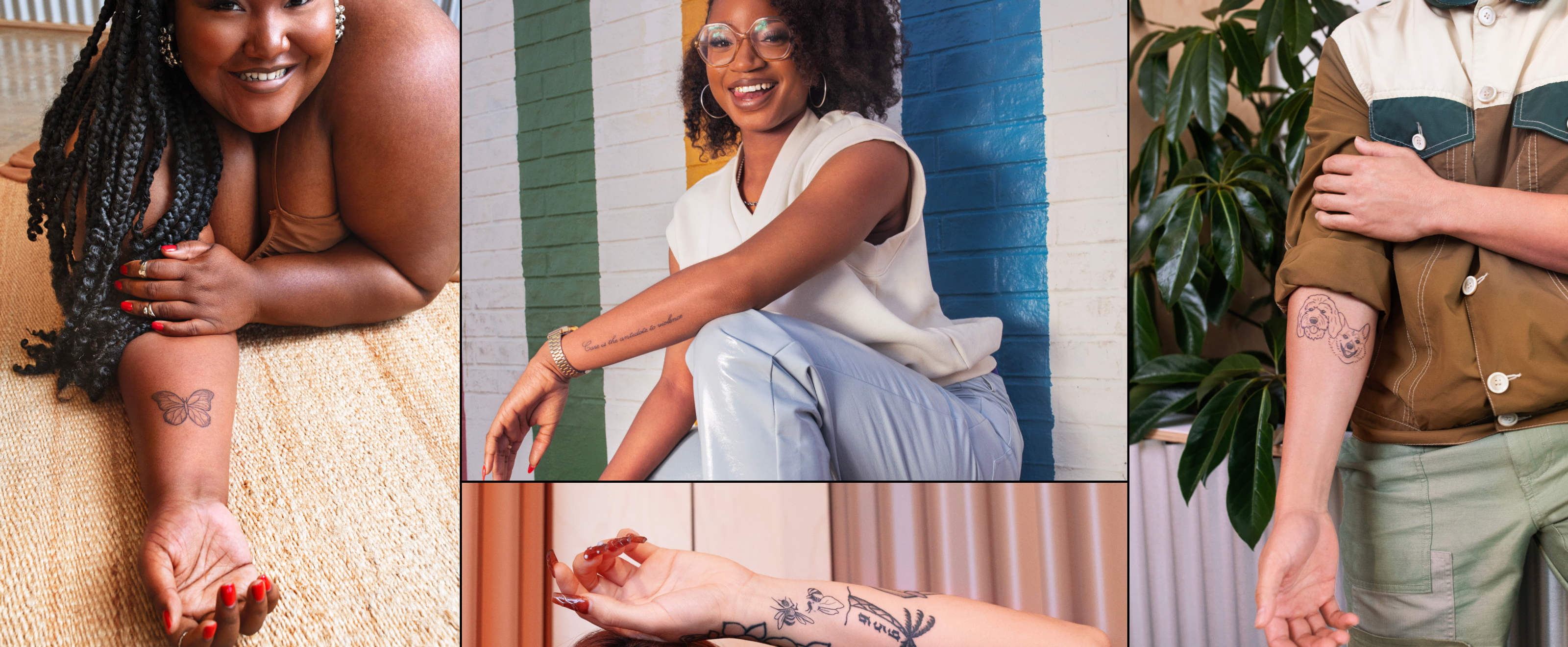 ephemeral tattoos are made-to-fade and semi-permanent tattoos applied with a tattoo machine and made to fade