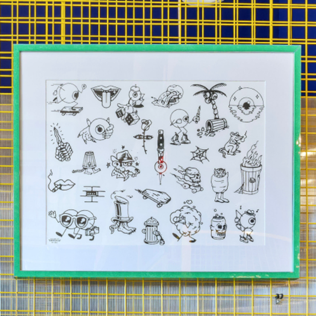 tattoo flash art print