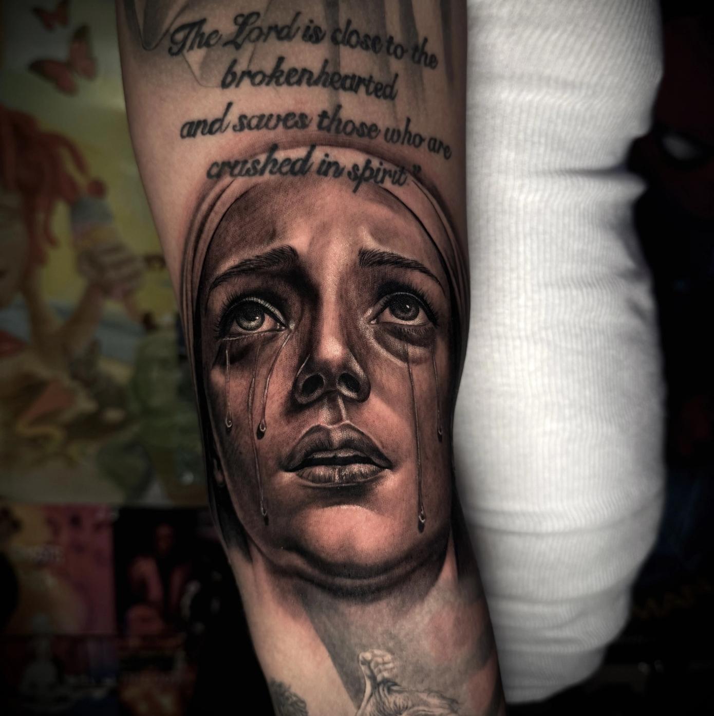 ephemeral being tattooed 