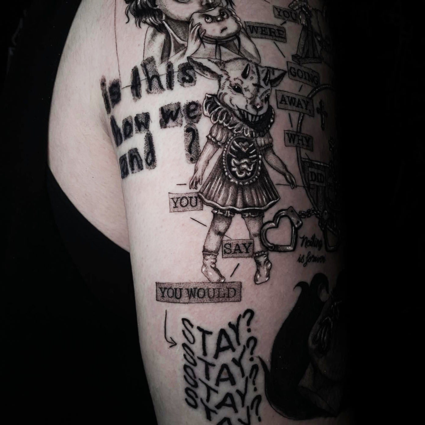 ephemeral being tattooed
