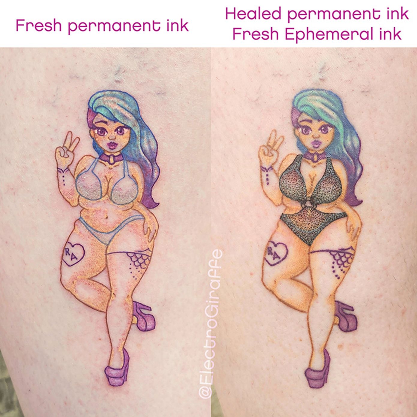 ephemeral being tattooed
