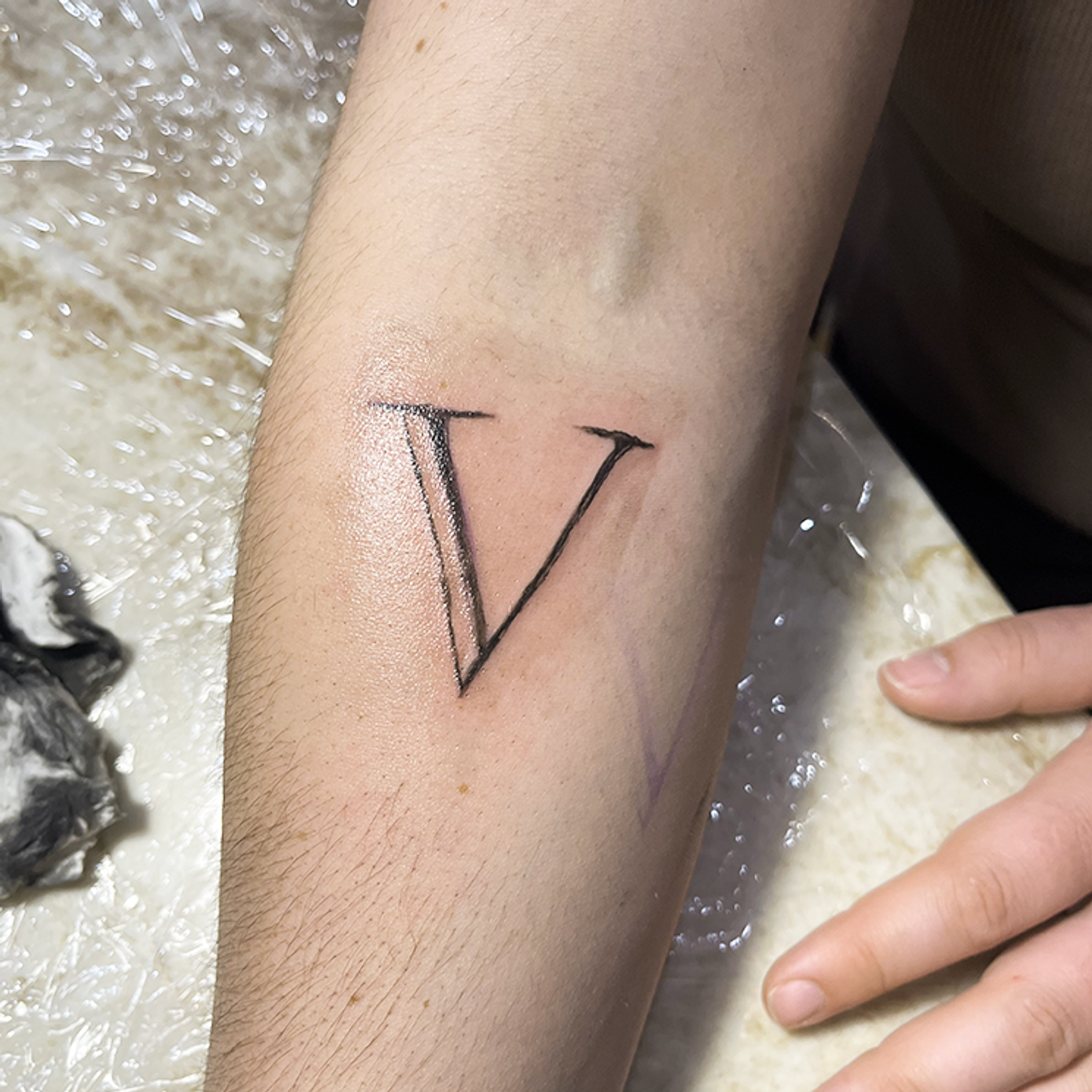 ephemeral being tattooed