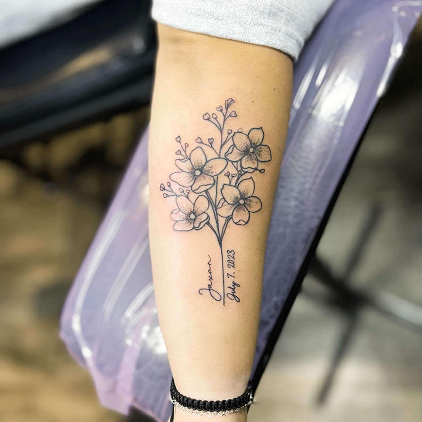 ephemeral being tattooed