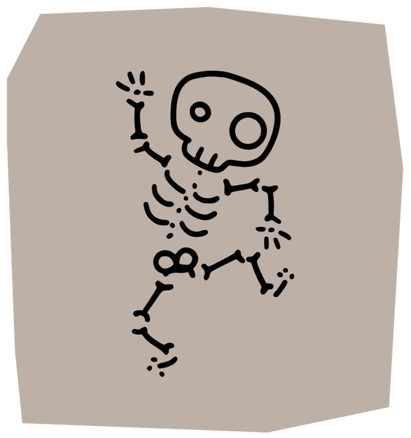dancing skeleton tattoo