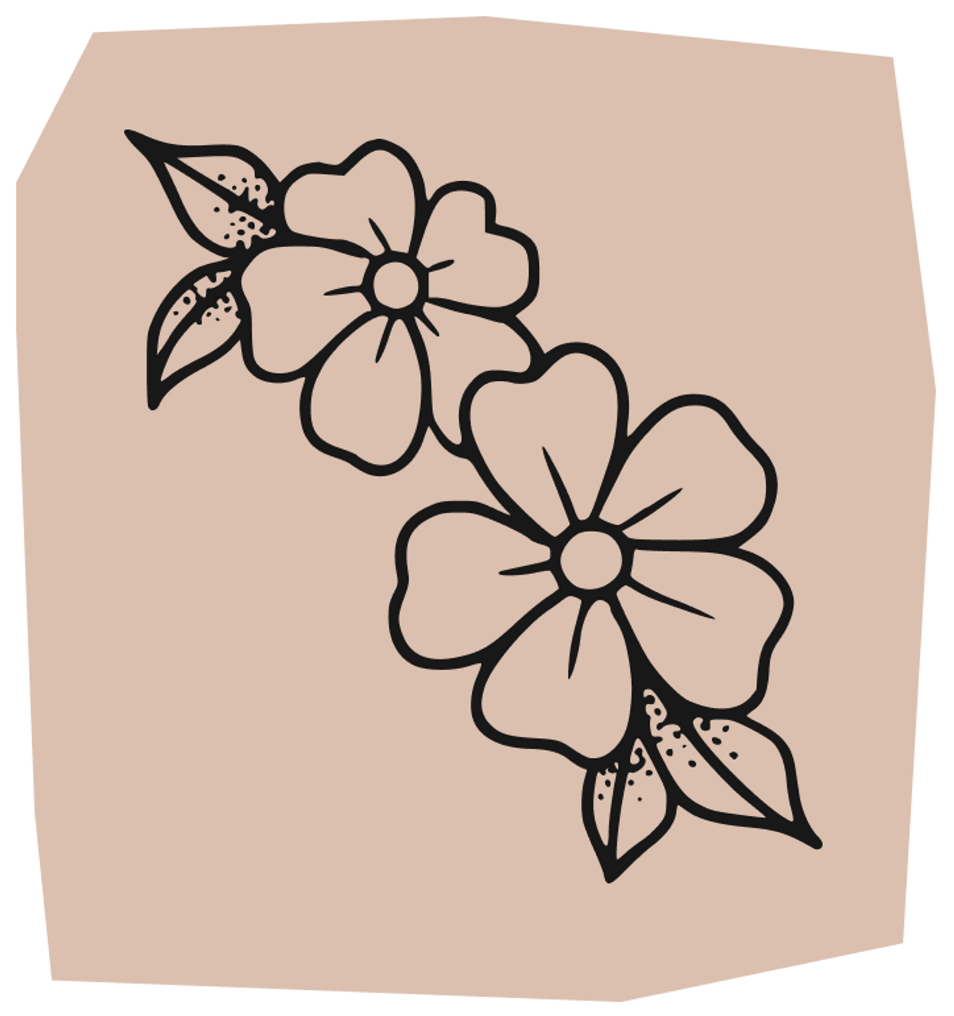 traditional flower rose tattoo