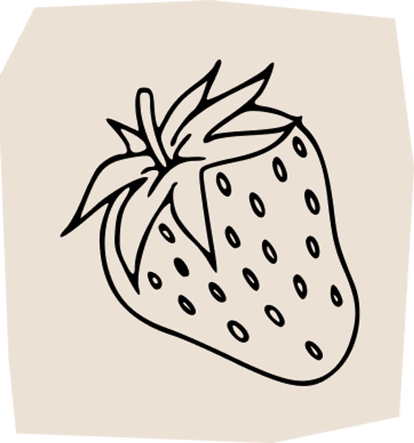 strawberry tattoo design