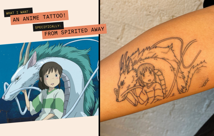 anime tattoo design