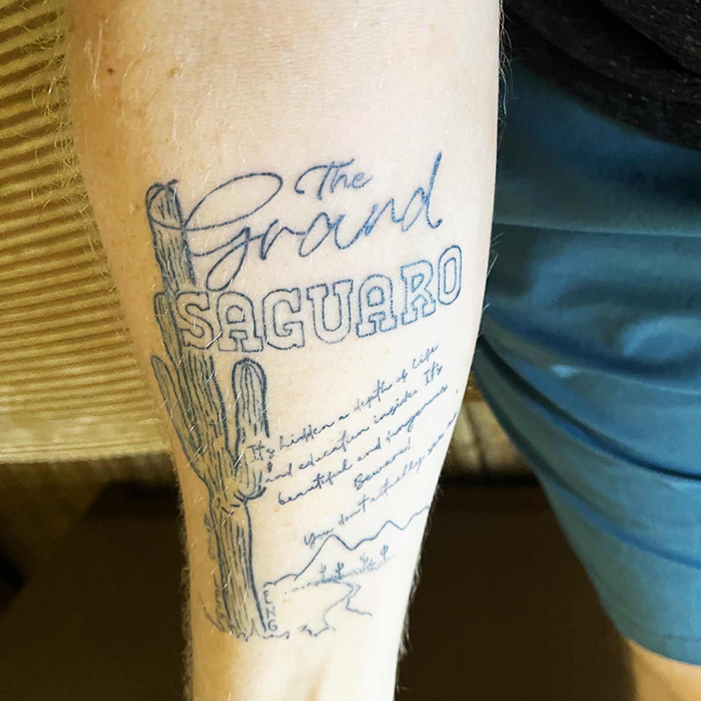 ephemeral being tattooed