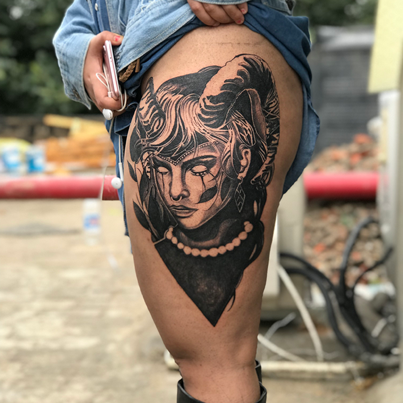 ephemeral being tattooed
